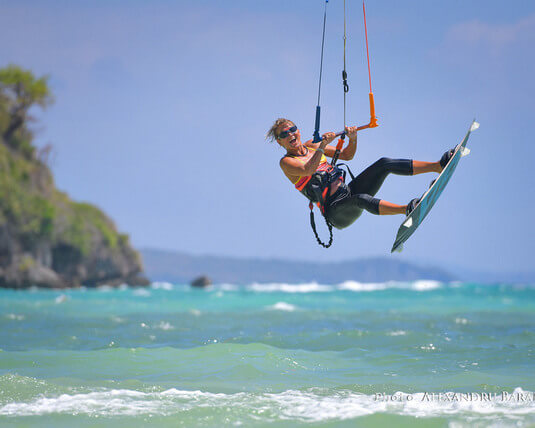 Kitesurfing at Funboard Center Boracay