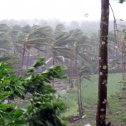 Mit 220km/h passierte der Taifun Haiyan die Bulabog Beach auf Boracay.