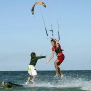 Kiteboarding and windsurfing for kids at Funboard Center Boracay.