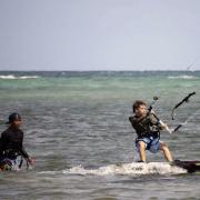Kitesurfing courses for kids at Funboard Center Boracay.