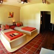 Reef Retreat am Bulabog Beach bietet geräumige Zimmer mit Einzelbetten.